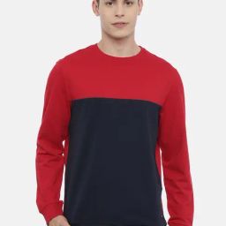 3PIN Multi Regular Fit Cotton Colour-Block Sweatshirt-picture-33