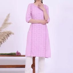 Aurelia Purple Embroidered Kurta-image-48