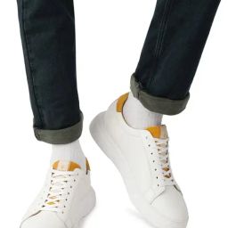 Rare Rabbit Men's White Sneakers-image-91