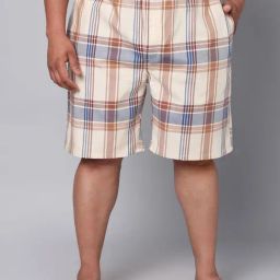 Urban Scottish Multi Cotton Regular fit Checks Boxers-image-60