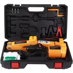 Janvitha Scissor Jack 3000 Kg (3 Ton) Alloy Steel Yellow, JSJ3T-18