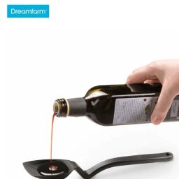 Dreamfarm Black Medium Sit Up Supoon With Measuring Lines-44