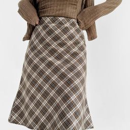 LULU & SKY Checked Knee-Length Skirt-image-62