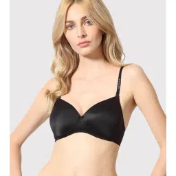 Van Heusen Black Non Wired Padded T-Shirt Bra-48