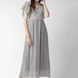 MISH Grey Maxi Gown-image-2