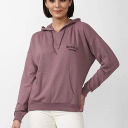 Forever 21 Purple Regular Fit Hoodie-image-74