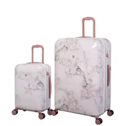 it luggage Sheen Marble Pink Combo-28 & 20 inches Expandable Hardsided Luggage Trolley with TSA Lock-image-40