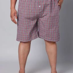 Urban Scottish Multi Cotton Regular fit Checks Boxers-image-43
