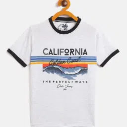 Duke Kids Grey Melange Printed T-Shirt-picture-21