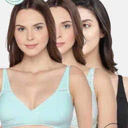 Inner Sense Multicolor Full Coverage Maternity Bra - Pack of 3-picture-48
