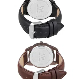WM Men Black & Peach-Coloured Analogue Watch DDWM-036 image 4