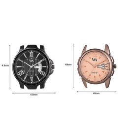 WM Men Black & Peach-Coloured Analogue Watch DDWM-036 image 3