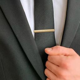 Peora Gold Plated Tie Pin Stylish Accessories for Men-image-63
