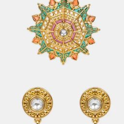 Shaya 925 Silver The Shaadi Diaries Gold Plated Mehendi Masti Mismatch Earclip-image-27