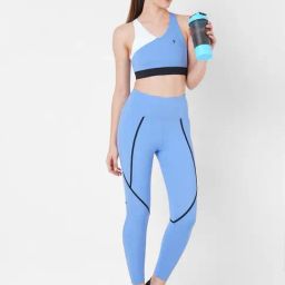 Bodd Active Multicolor Regular Fit Color Block Sports Bra-image-11