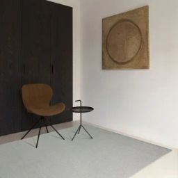 Ddecor Rugs Grey Polyester Solid Rugs-14