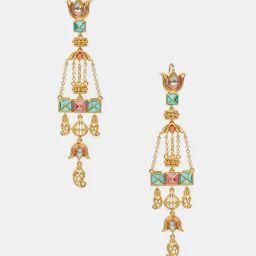 Shaya 925 Silver The Shaadi Diaries Gold Plated Phera Promise Earrings-image-67