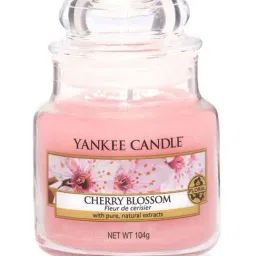 Yankee Candle Pink Classic Small Jar Cherry Blossom Scented Candle-picture-32