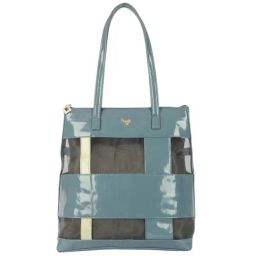 Baggit Grey Color Block Large Tote Handbag-image-48