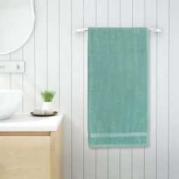 Welspun Anti-Bacterial Classic Mint Cotton 380 GSM Bath Towel-image-35