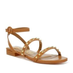 London Rag Women's Tan Ankle Strap Sandals-image-23