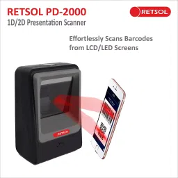 Retsol PD-2000 1D/2D Presentation Scanner image 2
