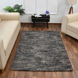 Presto Black & Grey Polyester Carpet-36
