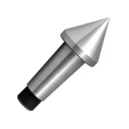 Turnmax MT-5 Interchangeable Plain Stub Female Spare Point for Heavy Duty High Speed R Model CNC Revolving Center-3