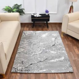 Presto Grey & White Polyester Carpet-image-54