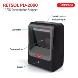 Retsol PD-2000 1D/2D Presentation Scanner image 3