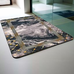 IVAZA Black 2355 GSM Silicone Bath Rugs-image-82