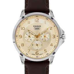 CASIO Men Dial & Leather Straps Analogue Watch A2457-picture-17