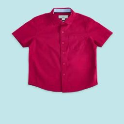 Pantaloons Junior Boys Maroon Cotton Regular Fit Shirt-image-39
