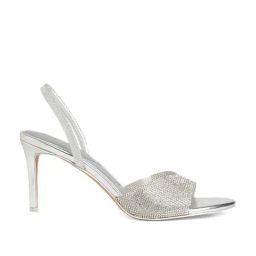 Aldo Women's Silver Sling Back Stilettos-image-28