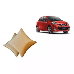 Auto Pearl Grey Polyester & Cotton Car Seating Pad for Volkswagen Vento (Pack of 2)-12