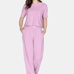 Zivame Women Pure Cotton Night suit-image-82