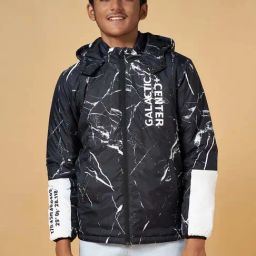 Coolsters by Pantaloons Kids Black Printed Full Sleeves Jacket-picture-36