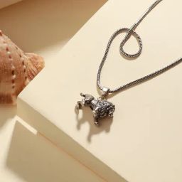 Bold by Priyaasi Lion Black Casual Pendant With Chain for Men-image-11