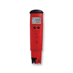 HANNA INSTRUMENTS Ph Meter, -2Ph - 16Ph, 0.01Ph, +/-0.05Ph, HI-98128-44