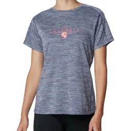 Columbia Blue Printed Sports T-Shirt-image-45