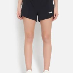 Anta Black Low Rise Sports Shorts-image-4