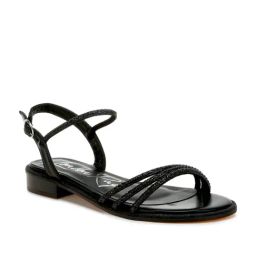 London Rag Women's Black Ankle Strap Sandals-image-82