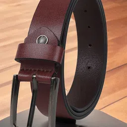 Metronaut Men Textured Leather Formal Belt-image-76
