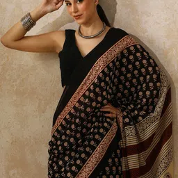 Moara Floral Pure Cotton Saree-picture-42