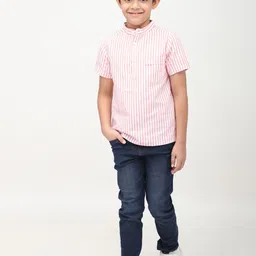Biglilpeople Boys Standard Opaque Striped Casual Shirt-picture-43
