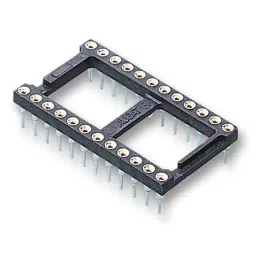 MULTICOMP PRO IC Sockets SOCKET IC, DIL, TUBE/17, 28WAY, PK17, 2227MC-28-03-F1 (Pack of 17)-46