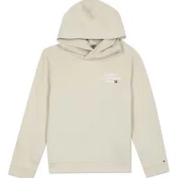 Tommy Hilfiger Kids Savannah Sand Regular Fit Full Sleeves Hoodie-picture-5