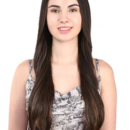 Milano Treasures Set of 2 Clip-in Side Patches Hair Extensions - Mixed Brown-11