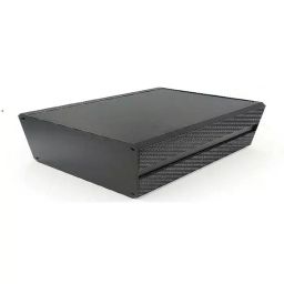 RS PRO Black Extruded Aluminium Heat Sink Case, IP40, Black Lid, 400 x 200 x 130 mm Model No 1881275-image-92