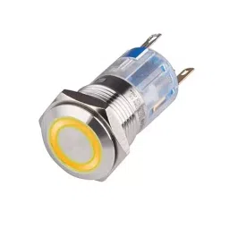 Sibass Electric Metal Push Button Flat Momentary Maintained 19 mm Diameter 24/220 V Yellow, SE-TYJ169-263 (Pack of 200)-picture-7